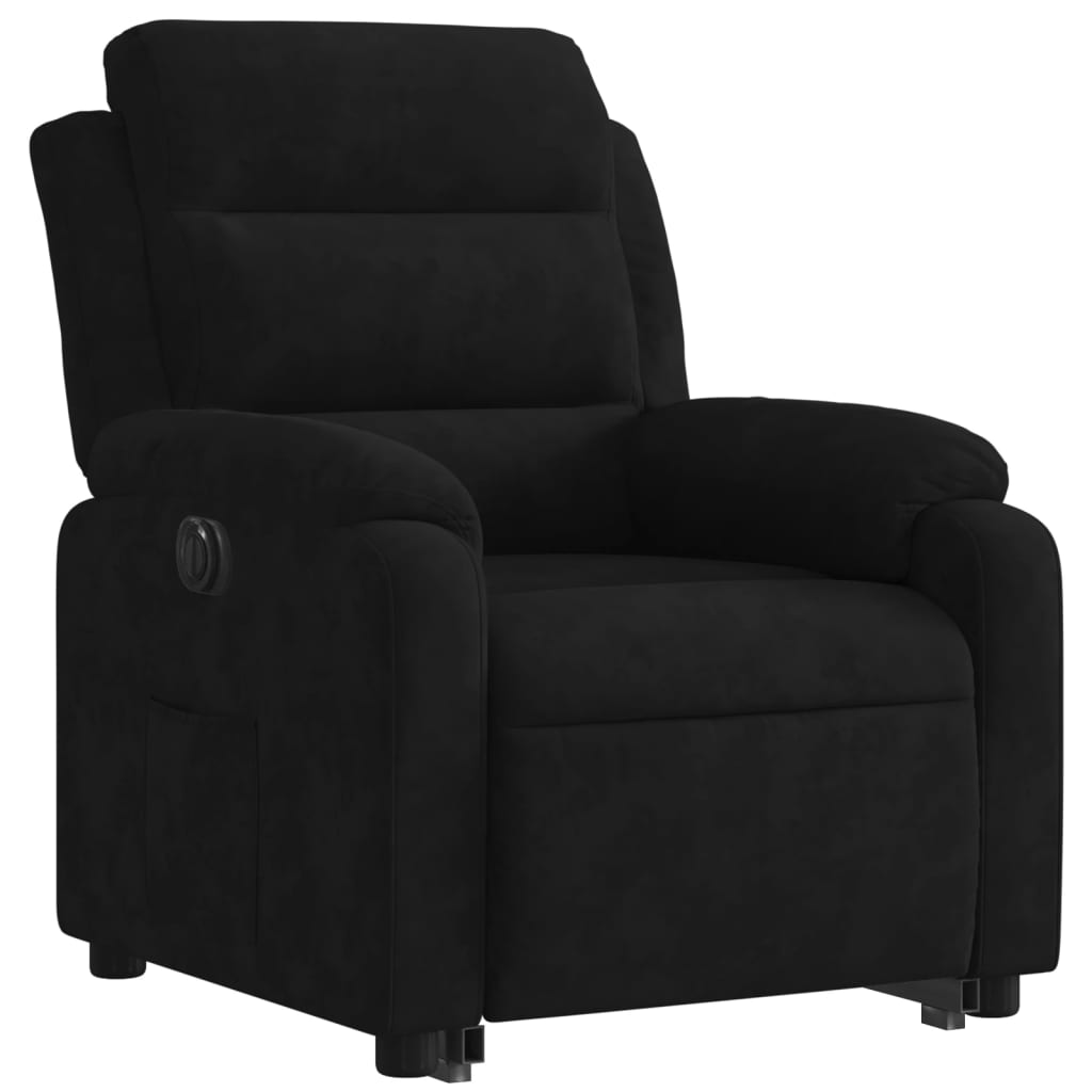 løftestol velour sort