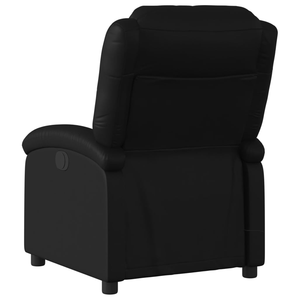 massagestol sort kunstlæder