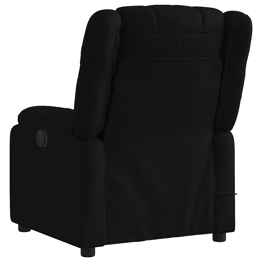 massagestol sort stof