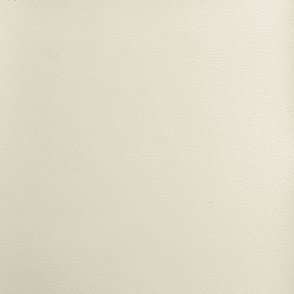 massagestol cremefarvet kunstlæder