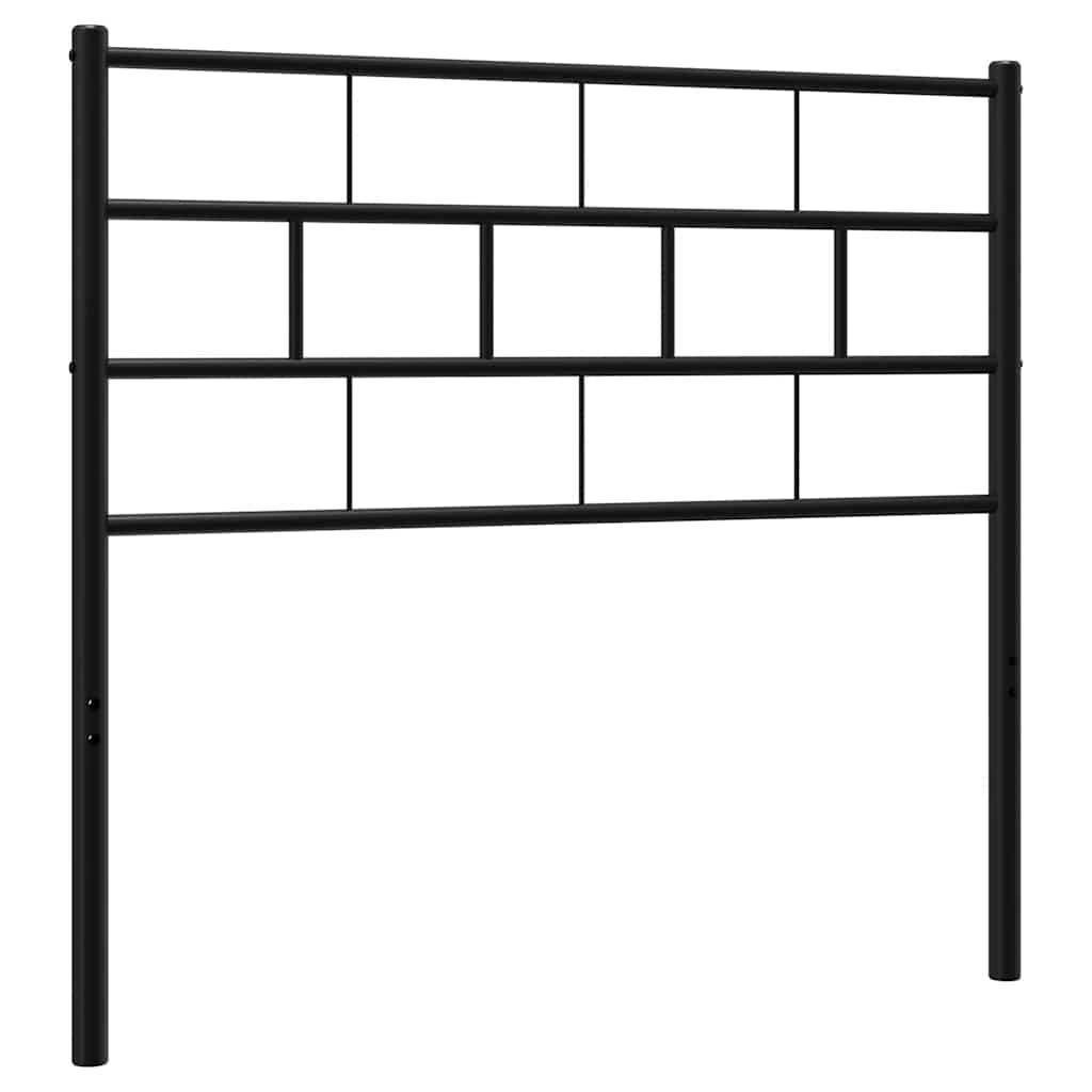 udskiftningsgavl 75 cm metal sort