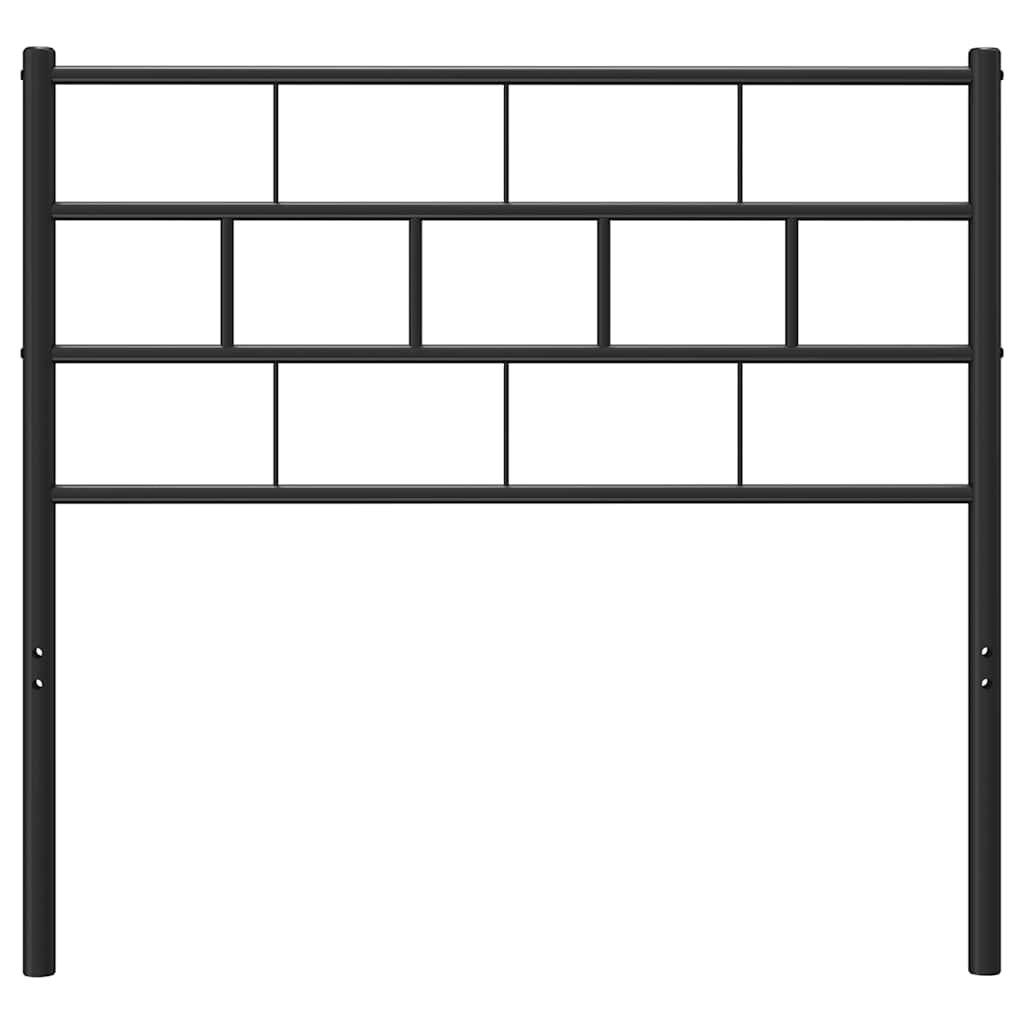 udskiftningsgavl 75 cm metal sort