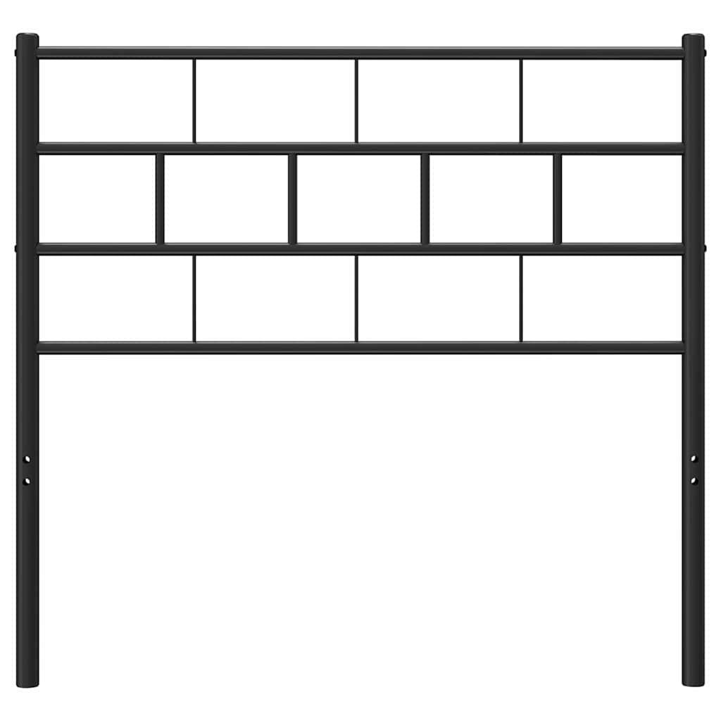 udskiftningsgavl 100 cm metal sort