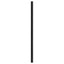 udskiftningsgavl 193 cm metal sort