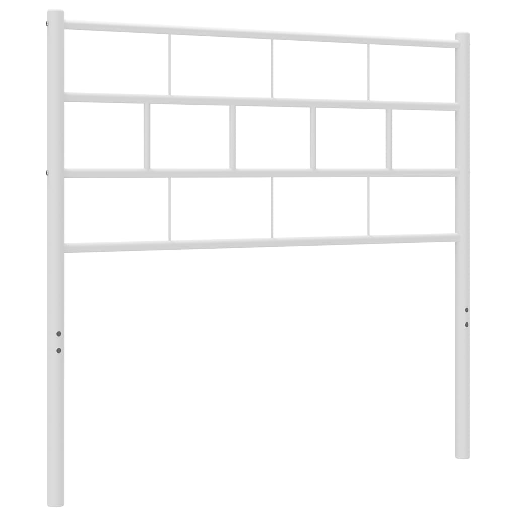 udskiftningsgavl 75 cm metal hvid