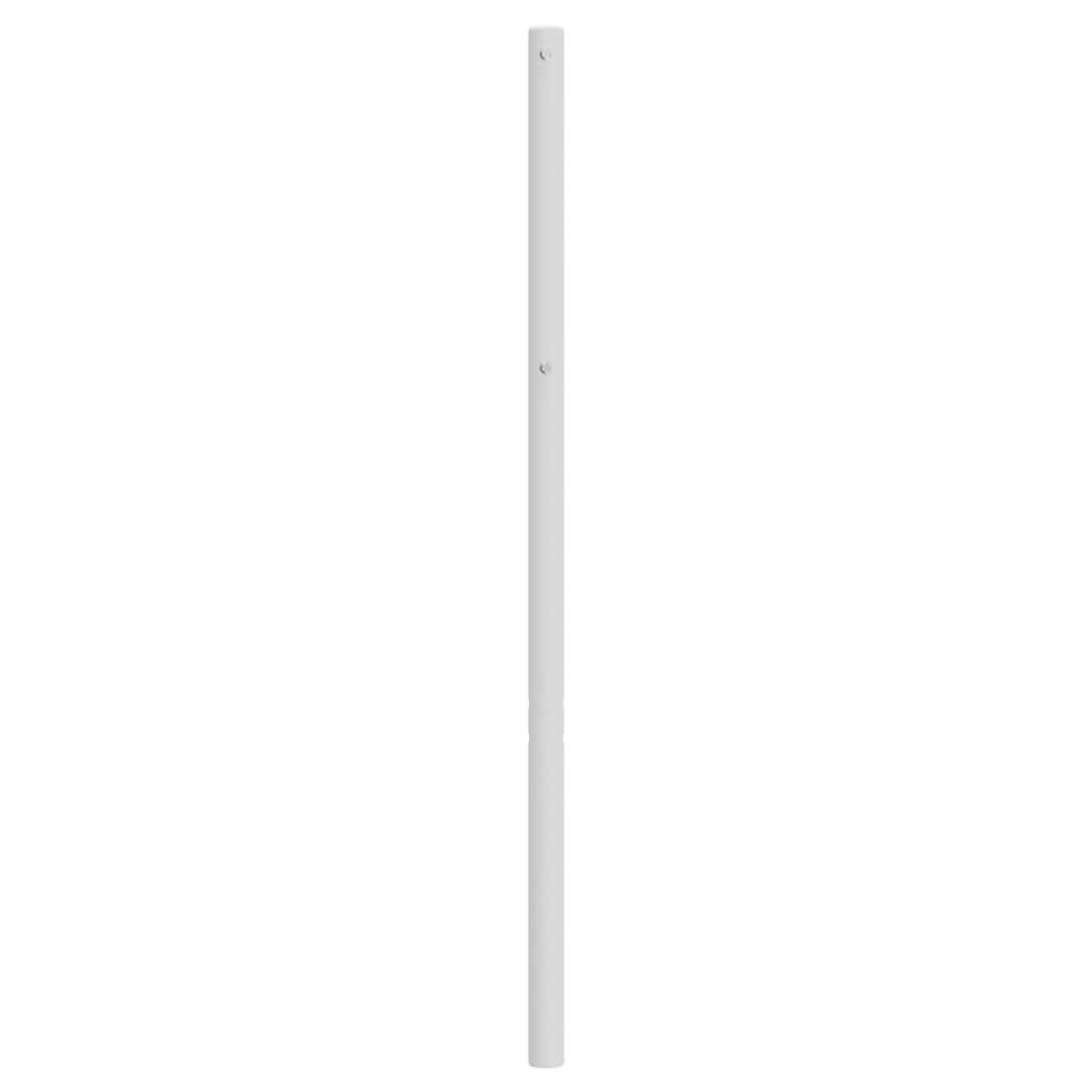 udskiftningsgavl 75 cm metal hvid
