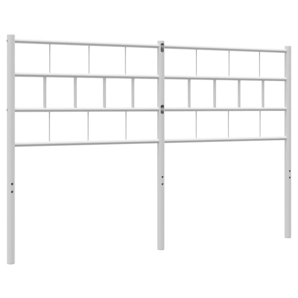 udskiftningsgavl 135 cm metal hvid