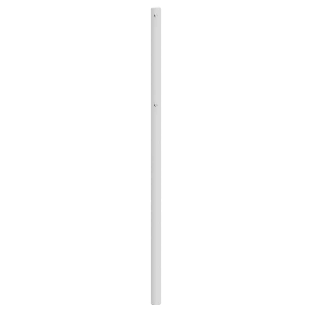 udskiftningsgavl 160 cm metal hvid