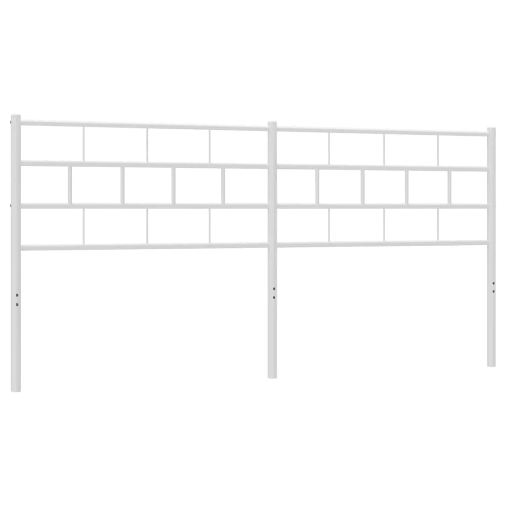 udskiftningsgavl 180 cm metal hvid