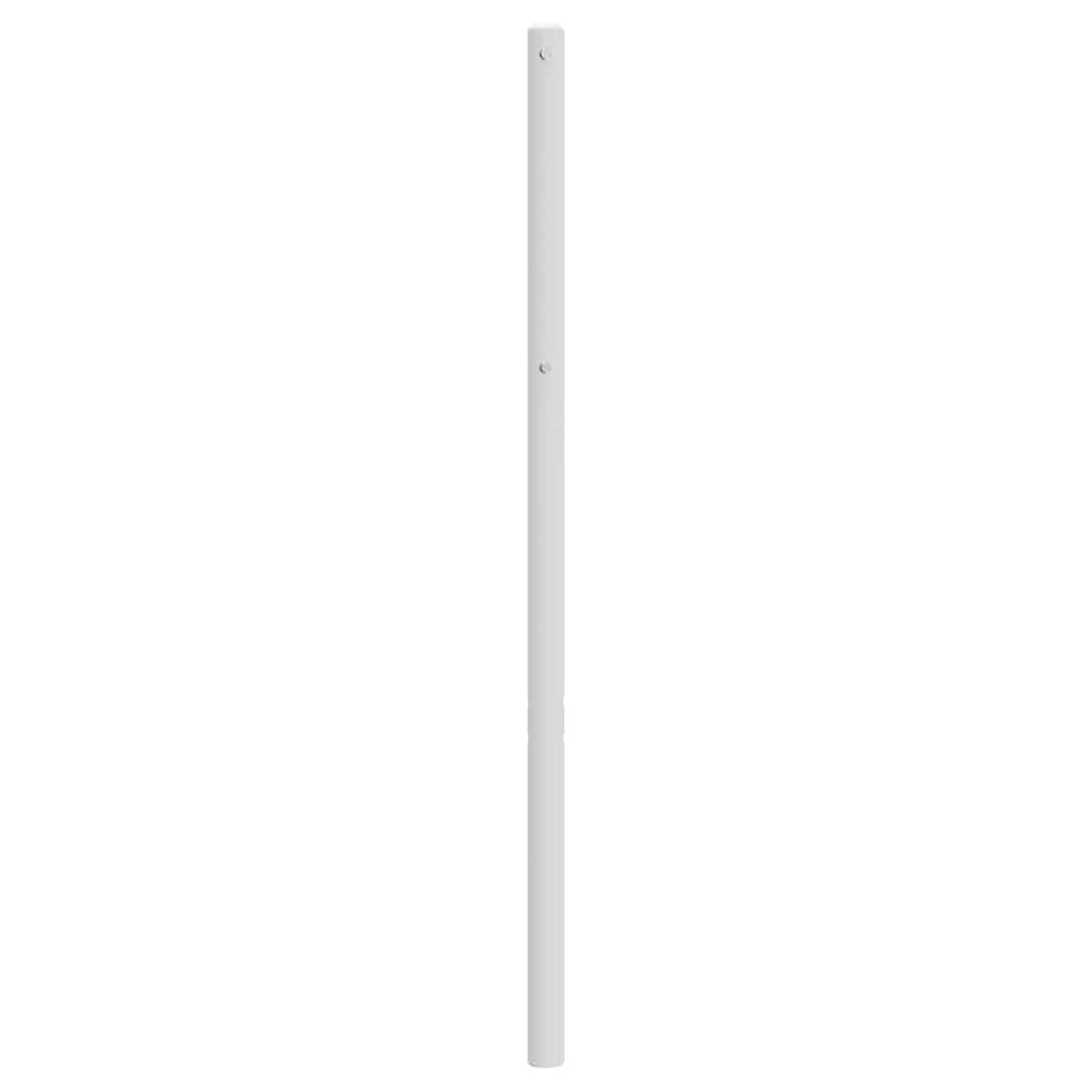 udskiftningsgavl 180 cm metal hvid