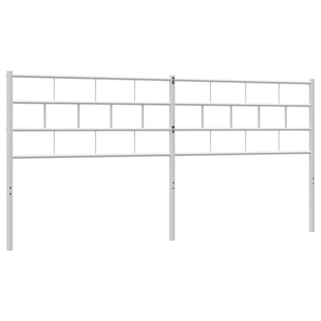 udskiftningsgavl 193 cm metal hvid