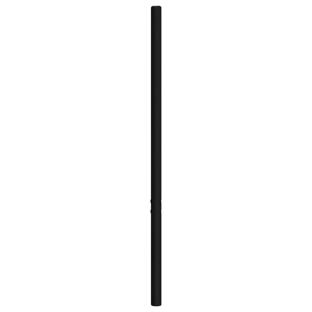 udskiftningsgavl 150 cm metal sort