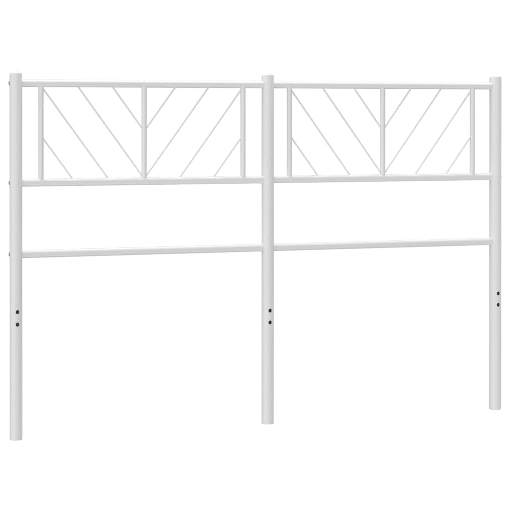 udskiftningsgavl 120 cm metal hvid