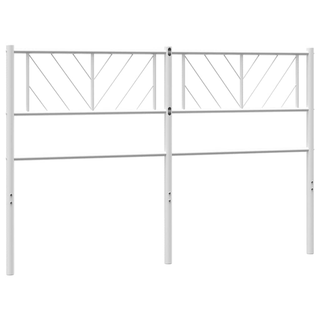udskiftningsgavl 120 cm metal hvid