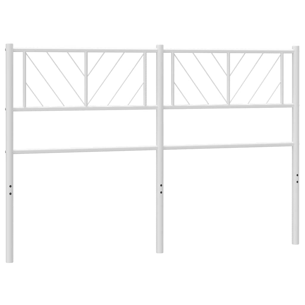 udskiftningsgavl 150 cm metal hvid