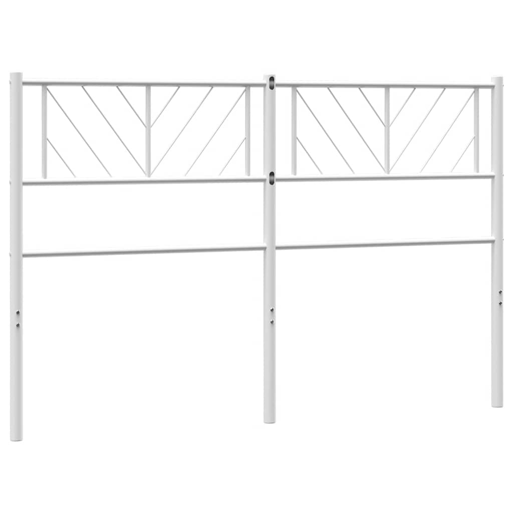 udskiftningsgavl 150 cm metal hvid