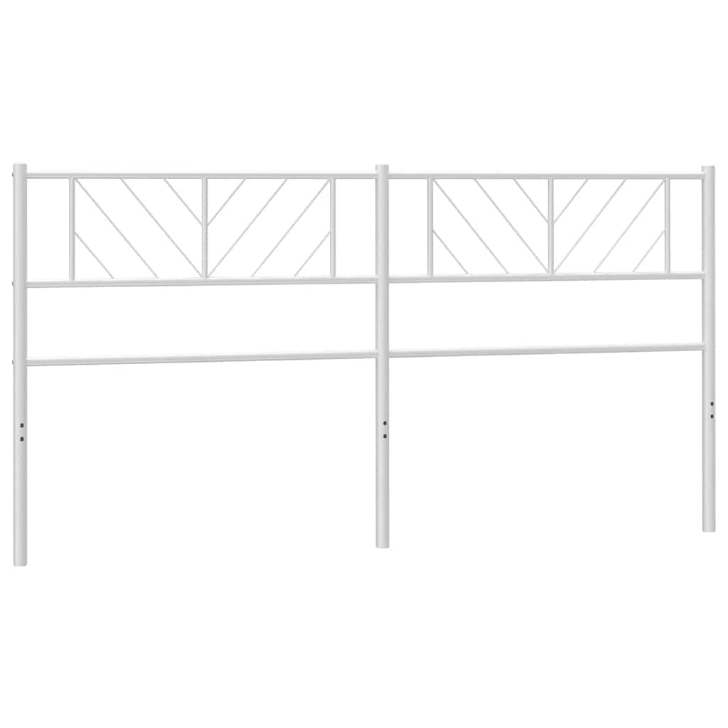 udskiftningsgavl 180 cm metal hvid