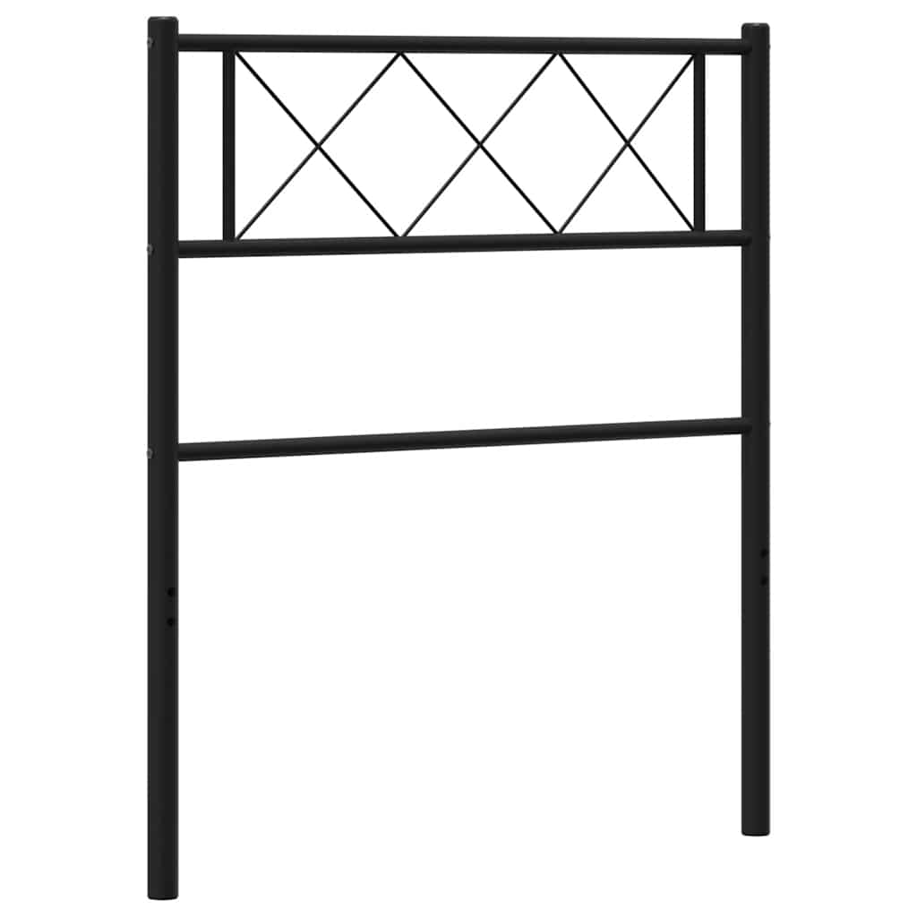 udskiftningsgavl 90 cm metal sort