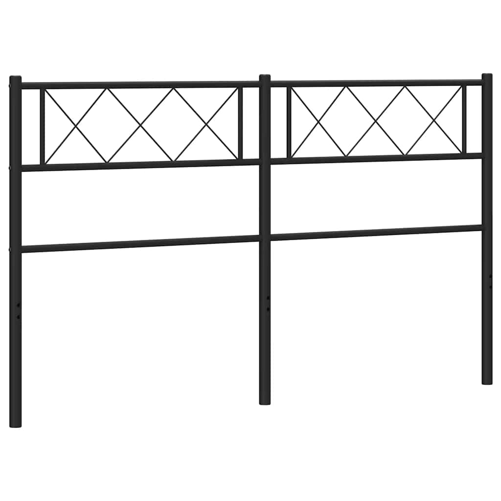 udskiftningsgavl 150 cm metal sort