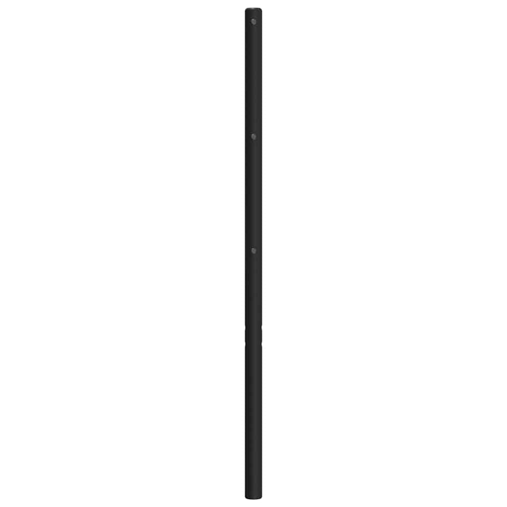 udskiftningsgavl 150 cm metal sort