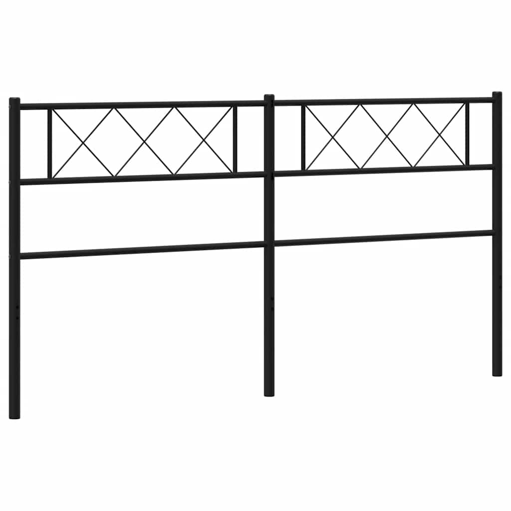 udskiftningsgavl 180 cm metal sort