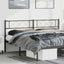 udskiftningsgavl 193 cm metal sort