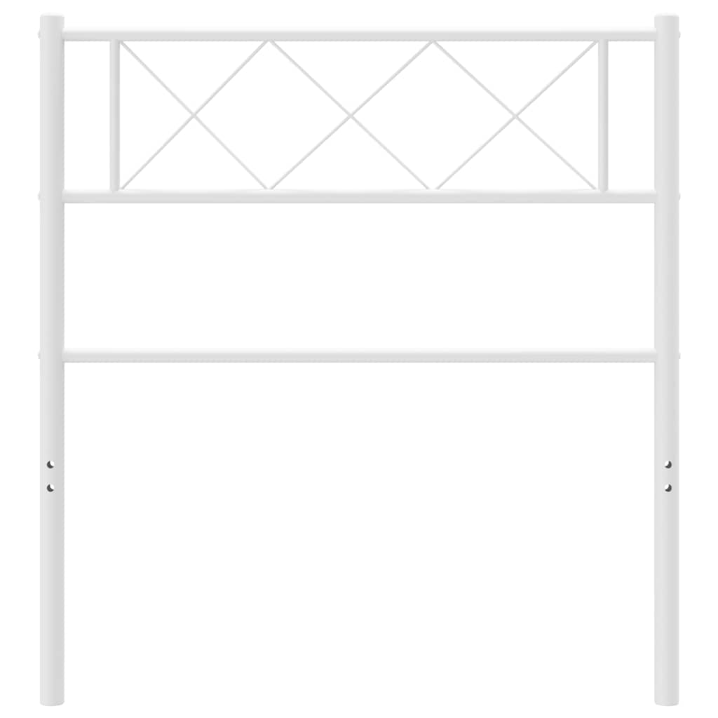 udskiftningsgavl 100 cm metal hvid
