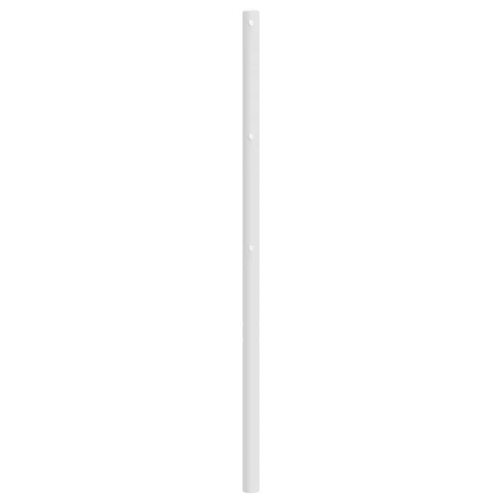 udskiftningsgavl 193 cm metal hvid