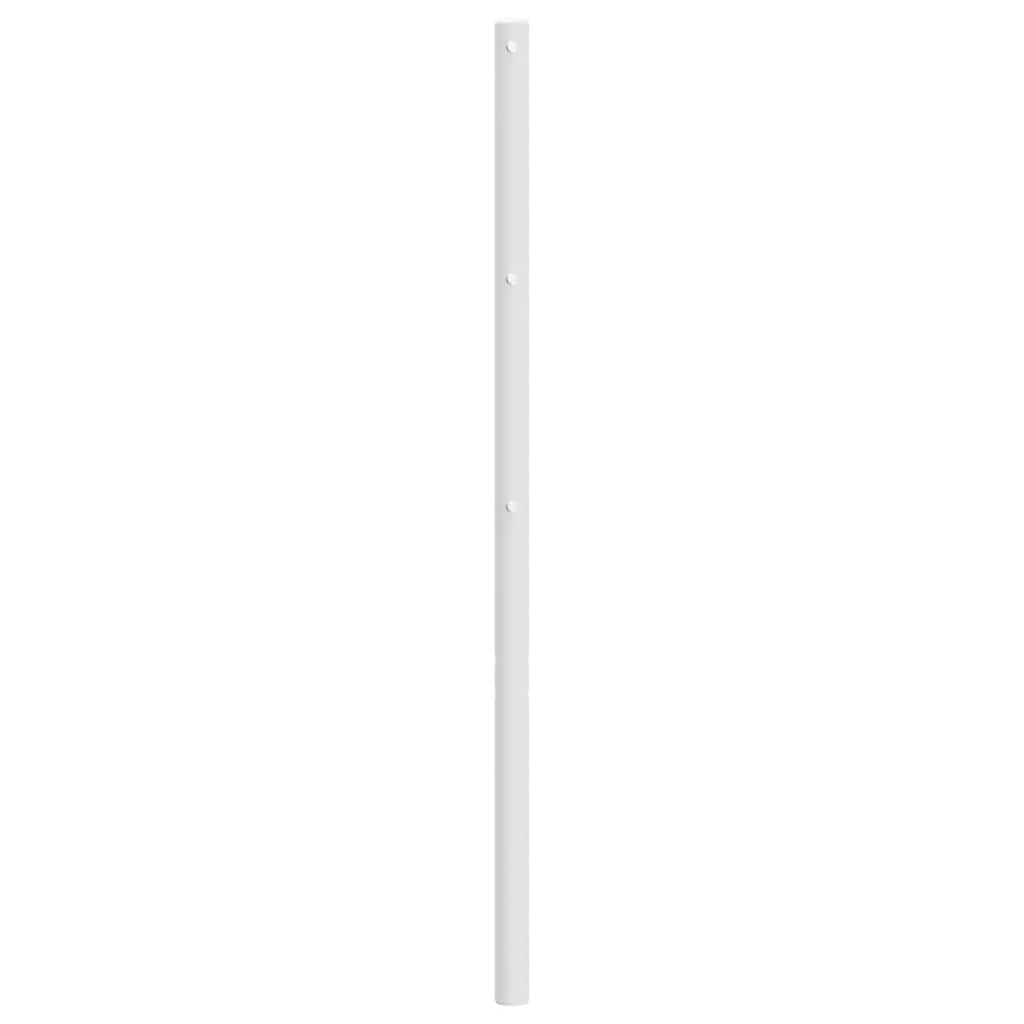 udskiftningsgavl 200 cm metal hvid