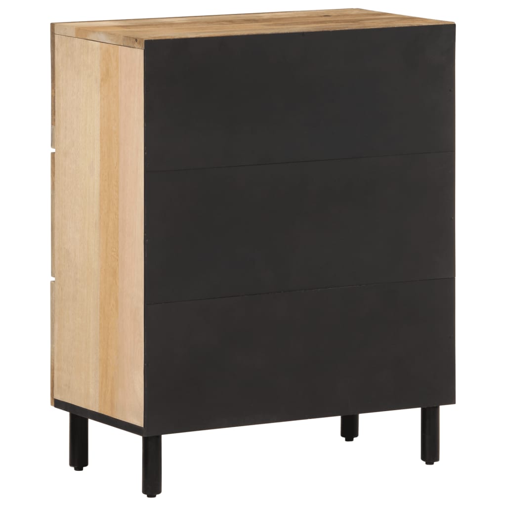 kommoder 2 stk. 60x33x75 cm massivt mangotræ