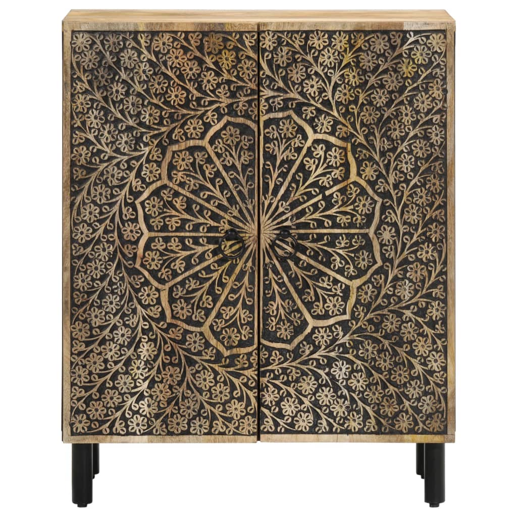 skabe 3 stk. 60x33x75 cm massivt mangotræ