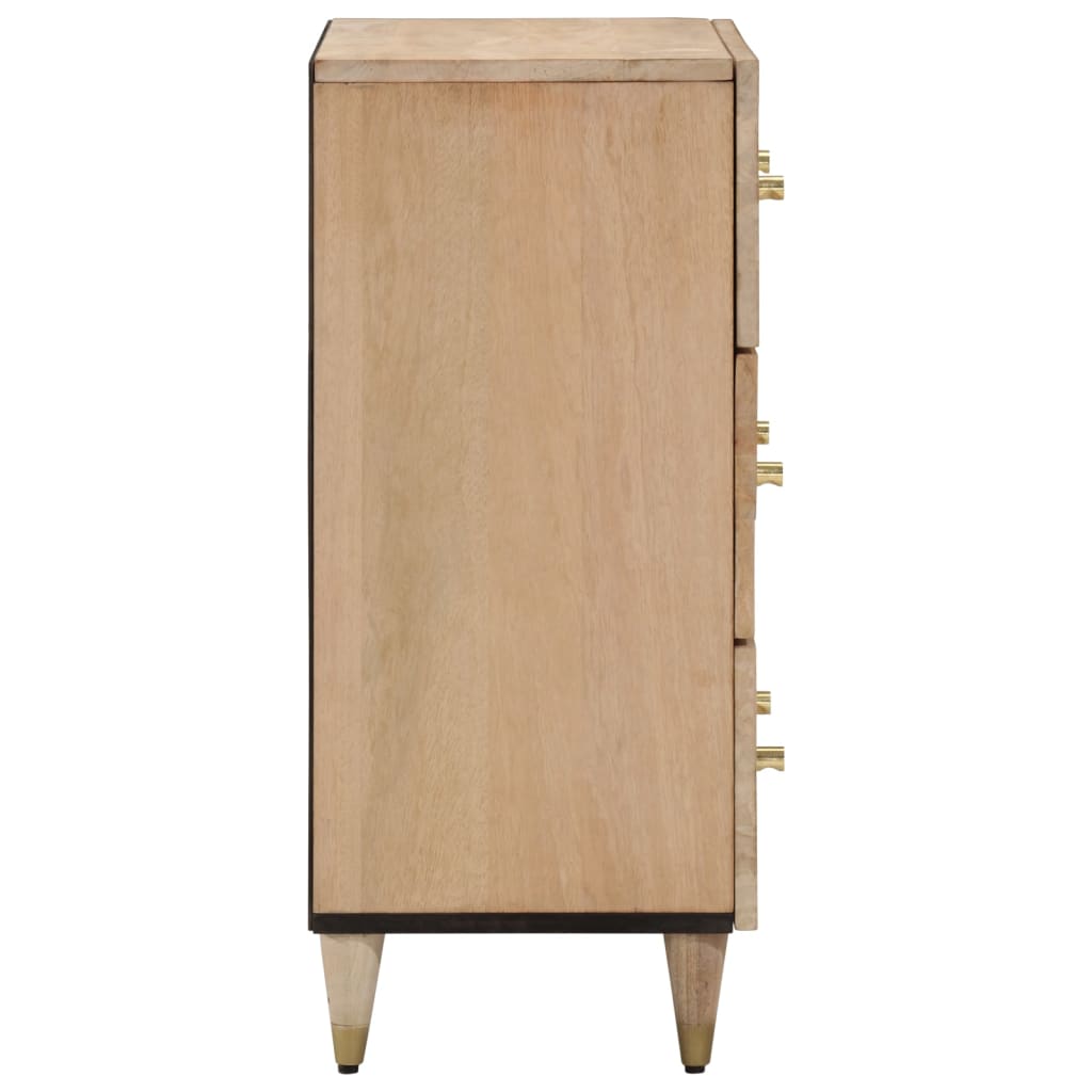 kommoder 2 stk. 60x33x75 cm massivt mangotræ