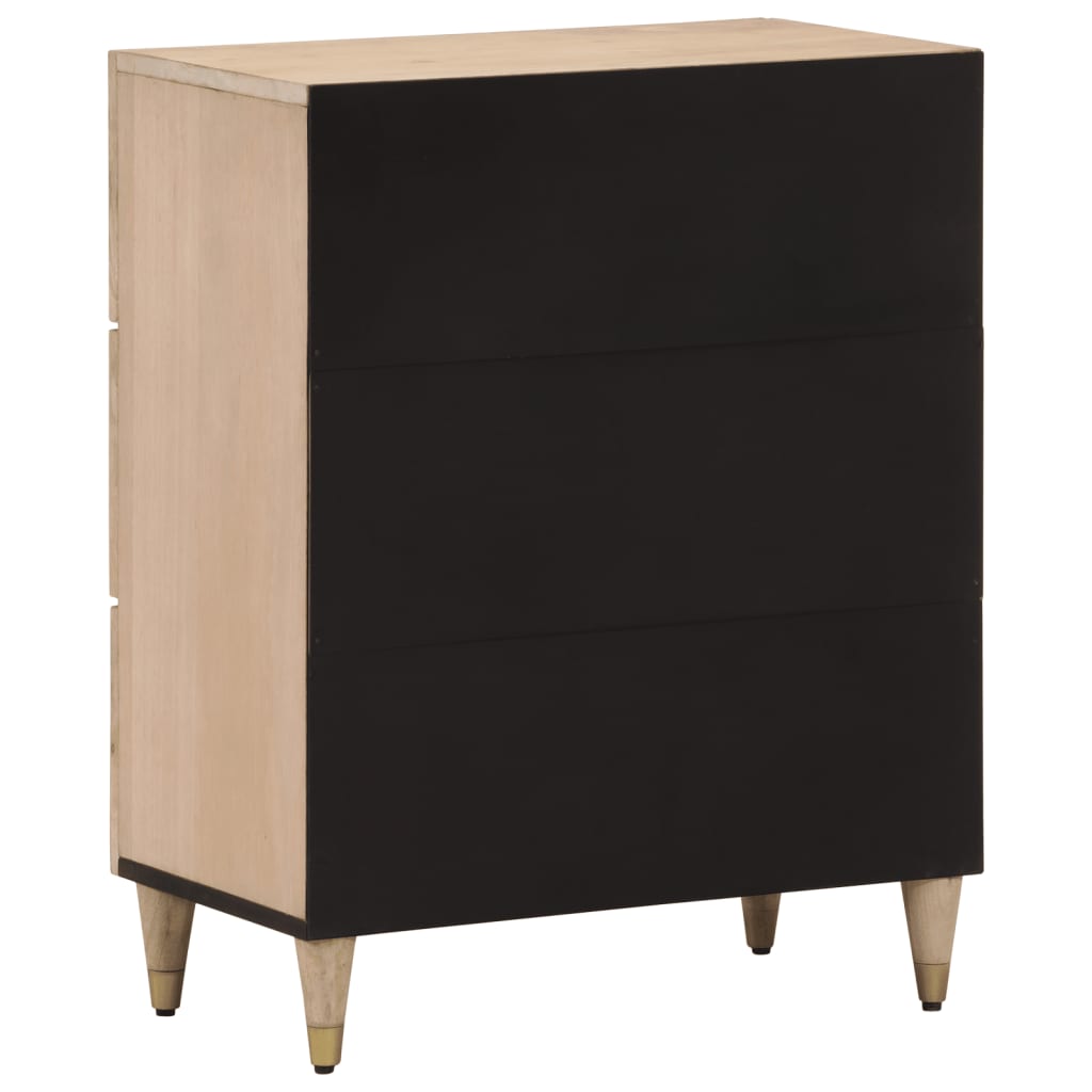 kommoder 2 stk. 60x33x75 cm massivt mangotræ