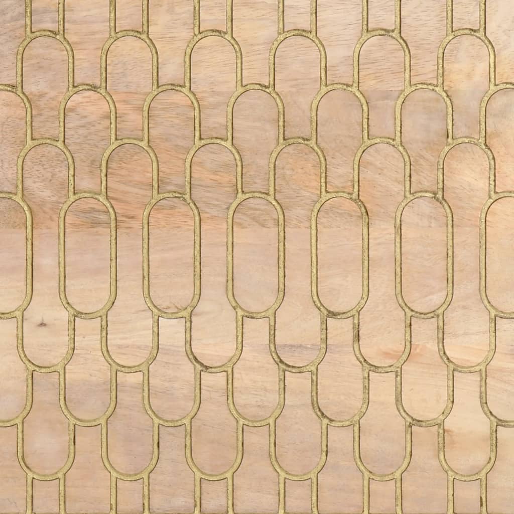 kommoder 2 stk. 60x33x75 cm massivt mangotræ