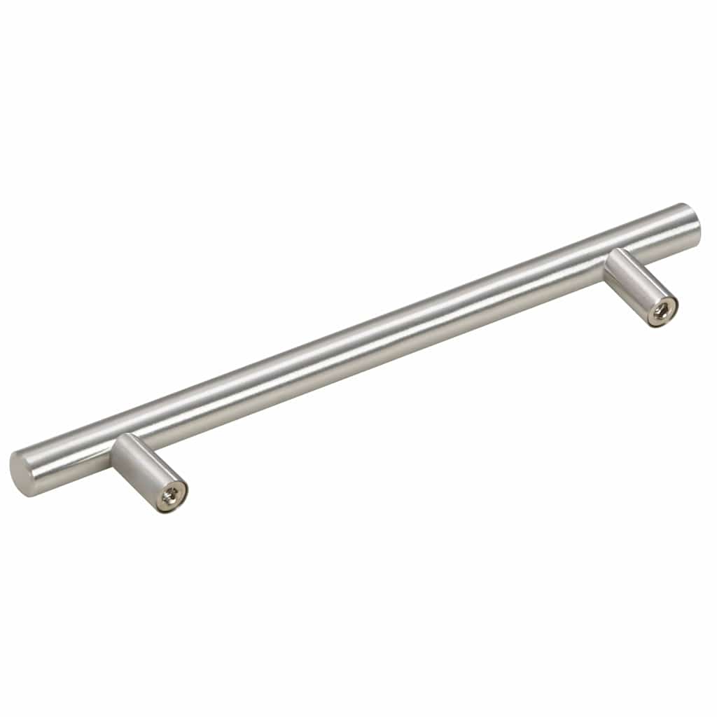 skabshåndtag 10 stk. hulafstand 160 mm samlet længde 224 mm rustfrit stål sølvfarvet