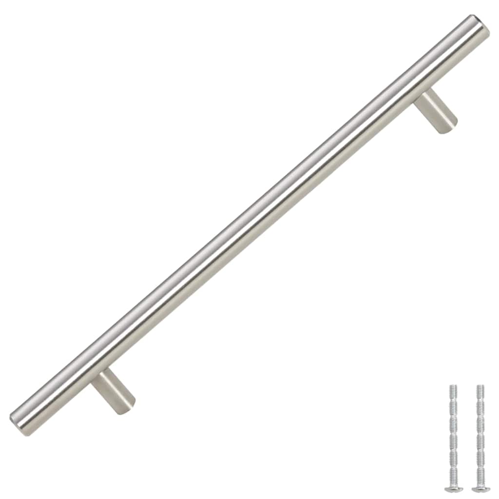 skabshåndtag 5 stk. 192 mm rustfrit stål sølvfarvet