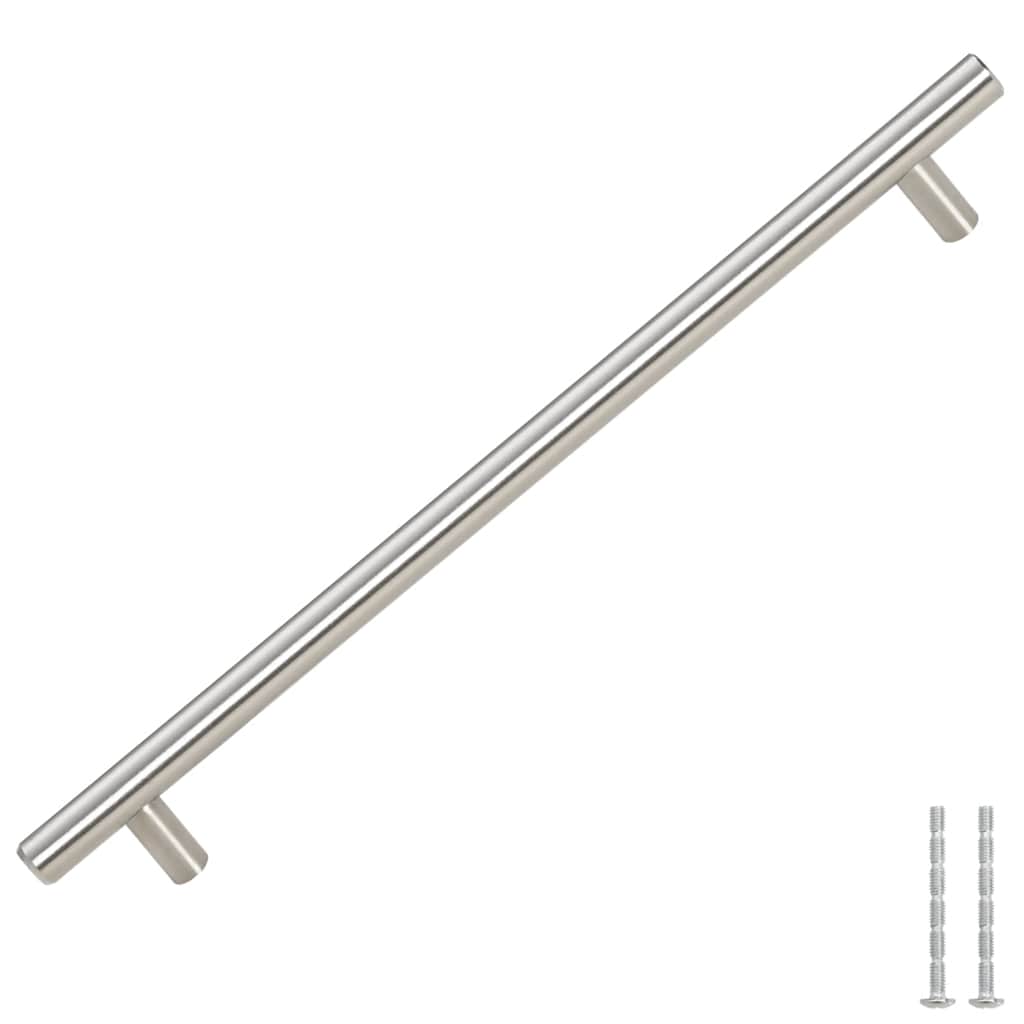 skabshåndtag 5 stk. 224 mm rustfrit stål sølvfarvet