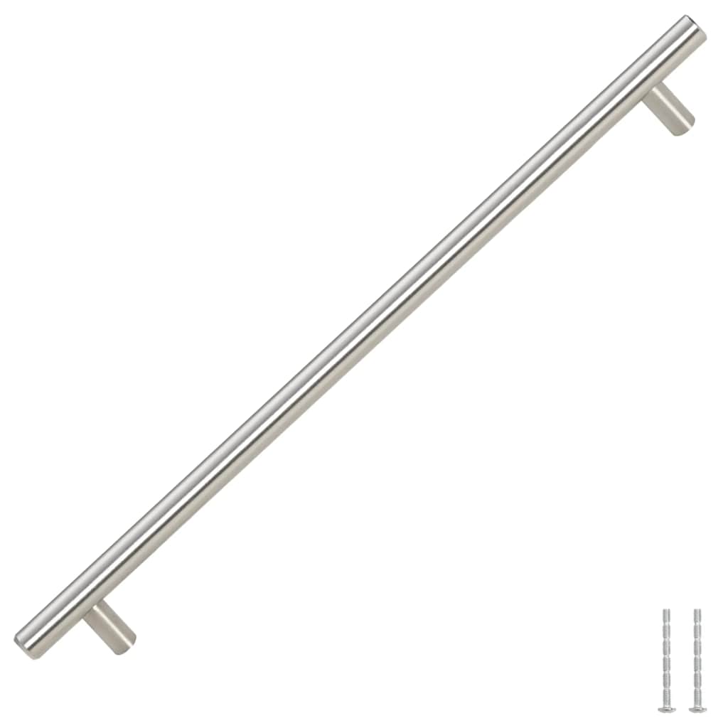 skabshåndtag 5 stk. 320 mm rustfrit stål sølvfarvet