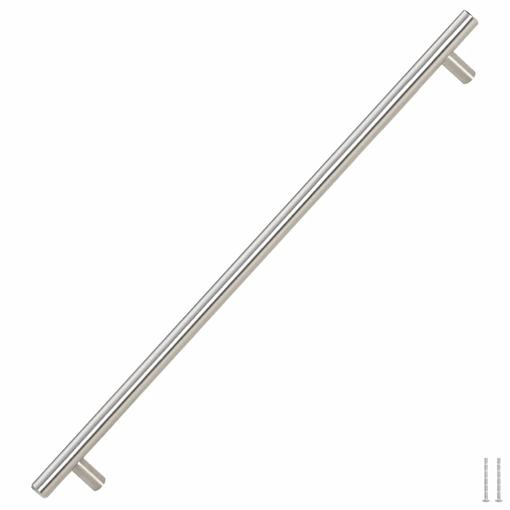 skabshåndtag 5 stk. 480 mm rustfrit stål sølvfarvet