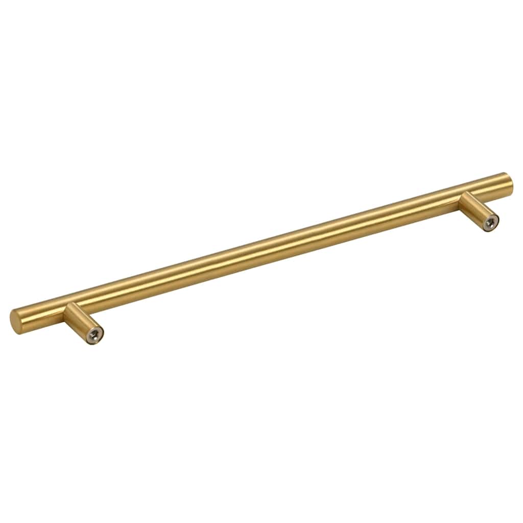 skabshåndtag 5 stk. 224 mm rustfrit stål guldfarvet
