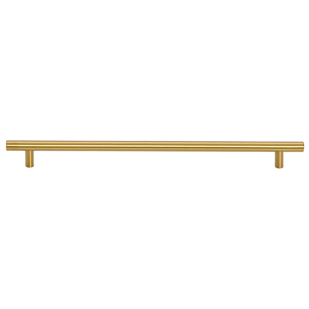 skabshåndtag 5 stk. 480 mm rustfrit stål guldfarvet