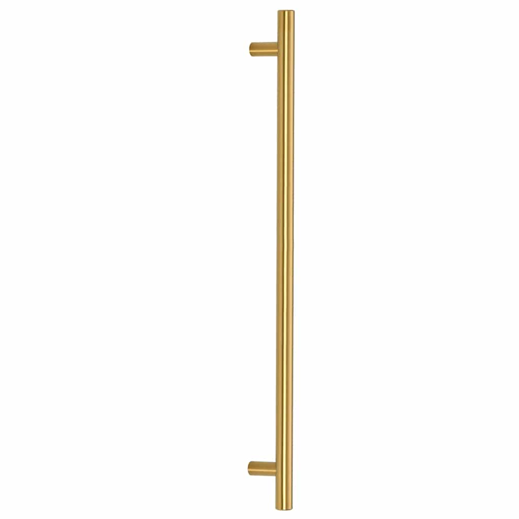 skabshåndtag 5 stk. 480 mm rustfrit stål guldfarvet