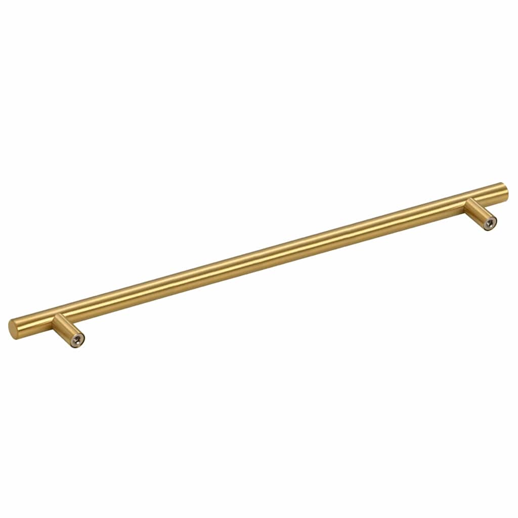 skabshåndtag 5 stk. 480 mm rustfrit stål guldfarvet