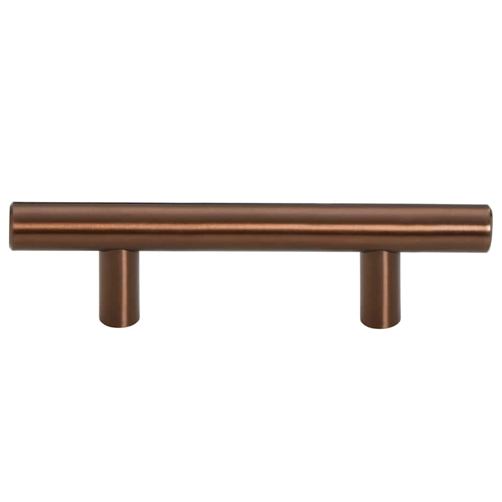 skabshåndtag 10 stk. 64 mm rustfrit stål bronzefarvet