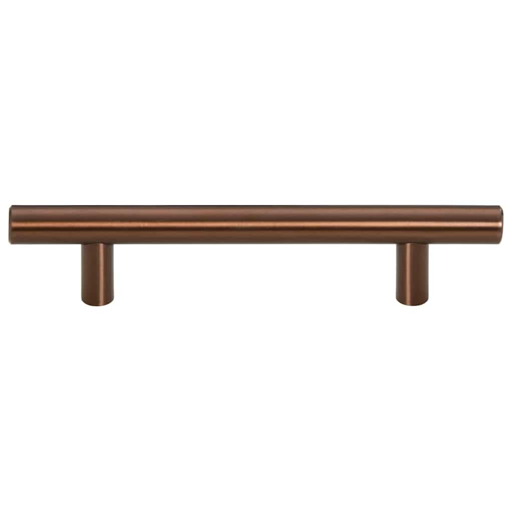 skabshåndtag 10 stk. 96 mm rustfrit stål bronzefarvet