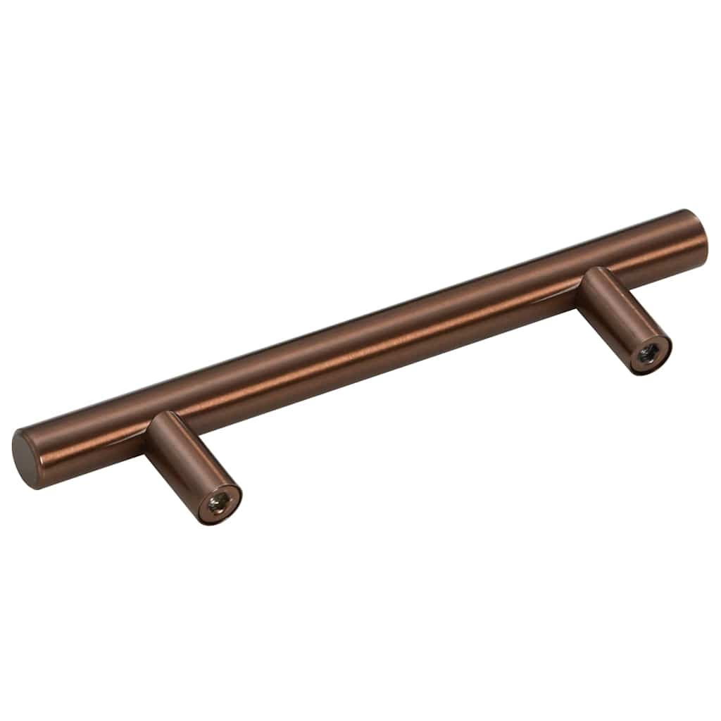 skabshåndtag 10 stk. 96 mm rustfrit stål bronzefarvet