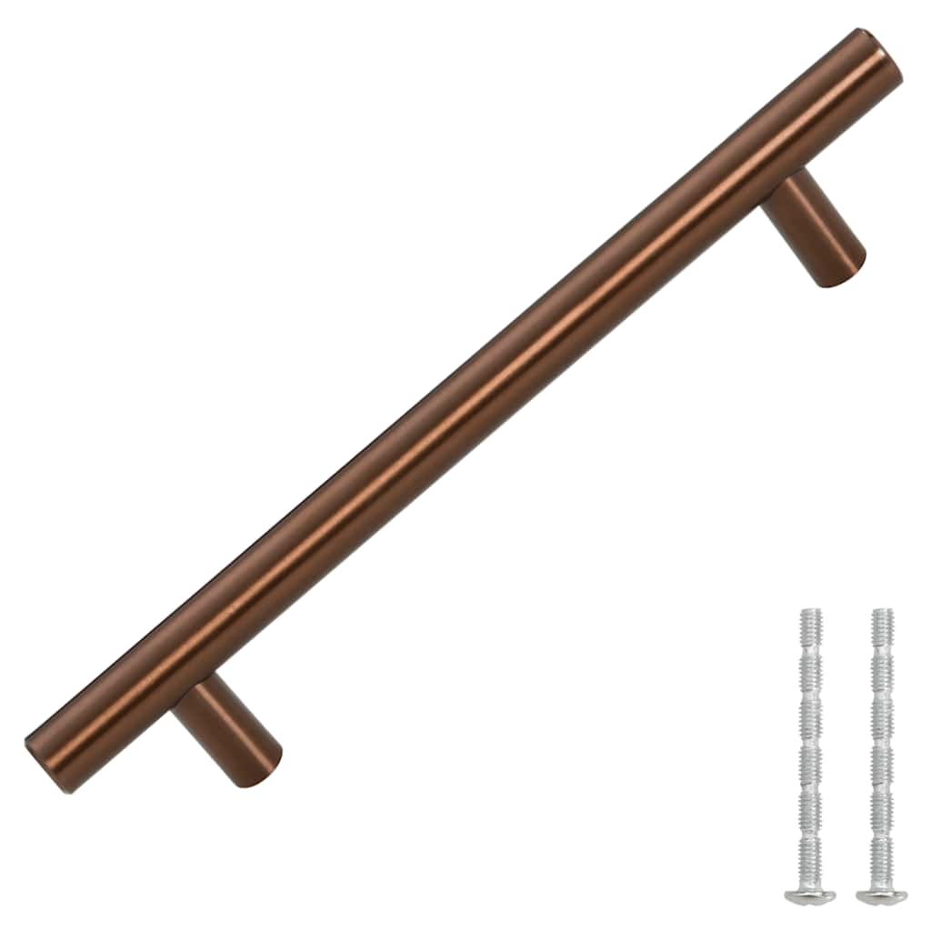 skabshåndtag 10 stk. 128 mm rustfrit stål bronzefarvet
