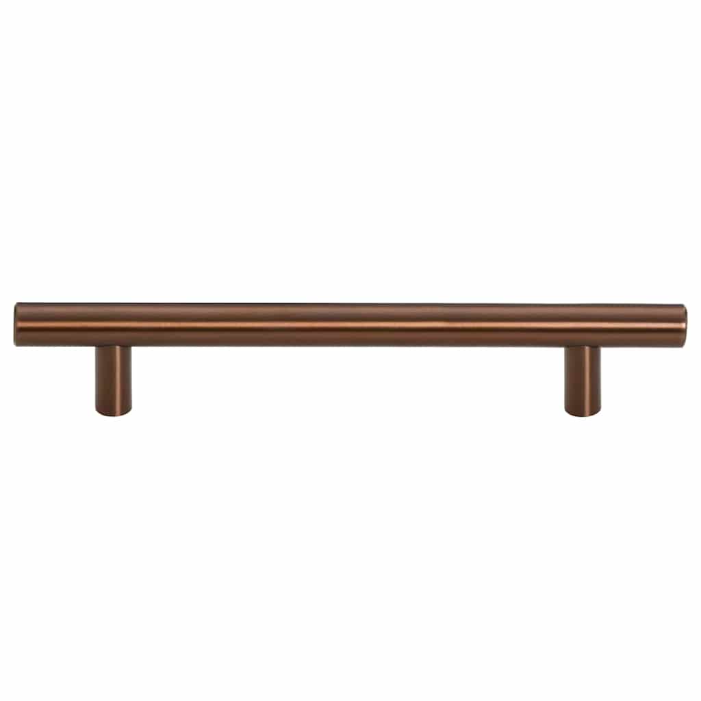 skabshåndtag 10 stk. 128 mm rustfrit stål bronzefarvet
