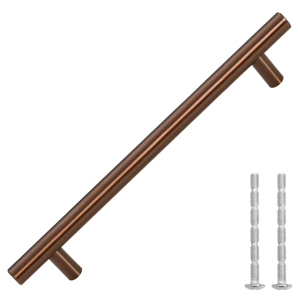 skabshåndtag 10 stk. 160 mm rustfrit stål bronzefarvet