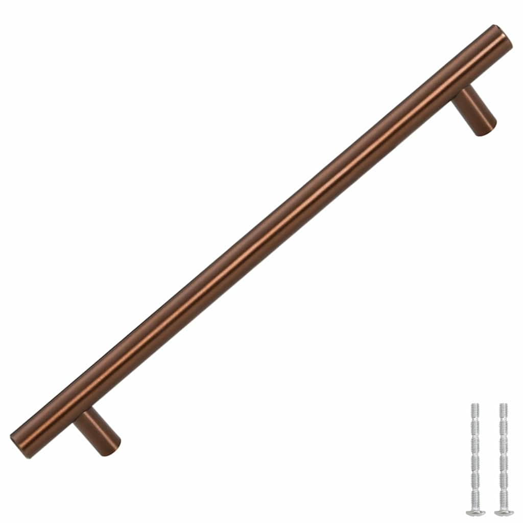 skabshåndtag 5 stk. 192 mm rustfrit stål bronzefarvet